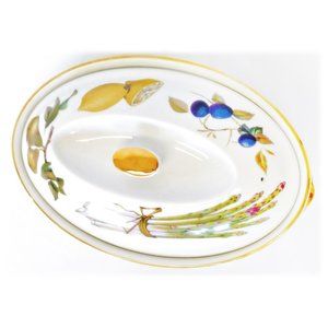 Evesham Gold by Royal Worcester Oval Entree Dish & Lid 9 Inch